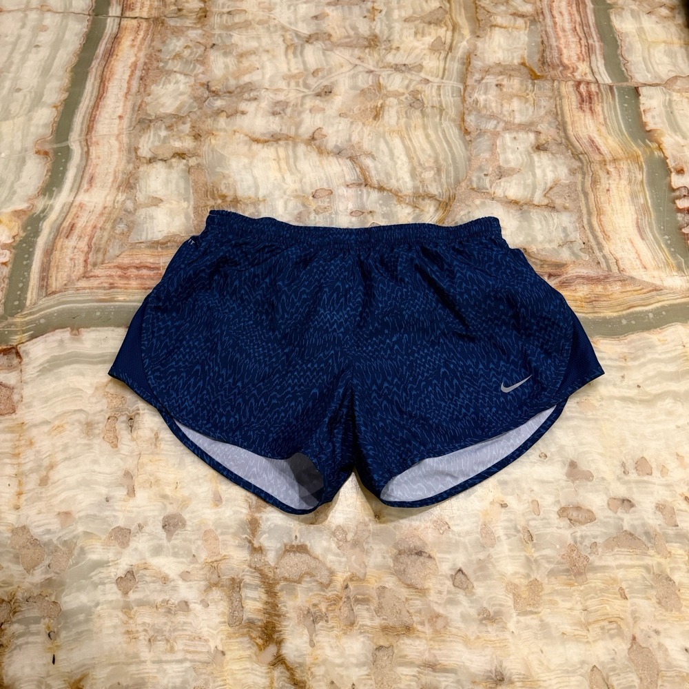 Nike Dri-FIT Running Shorts Women's Small Blue Lined Athletic‎ Training S
